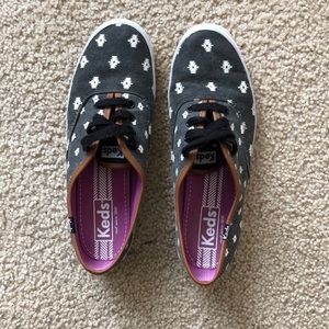 KEDS grey pattern sneakers 6.5